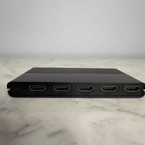onn. Watch 4-Device HDMI Switch/ Missing Remote Control & Charger Cable.